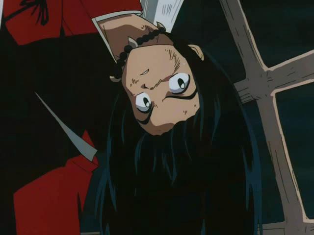 Otaku Gallery  / Anime e Manga / Inu-Yasha / Screen Shots / Episodi / 013 - L`enigma della luna nuova! Inuyasha dai capelli neri! / 161.jpg